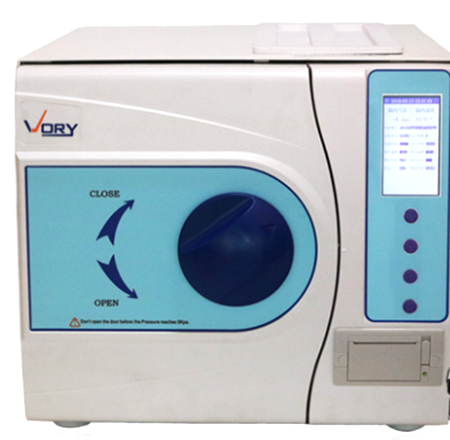 12L Lab Autoclave Sterilizer Vacuum Steam LCD Screen With Printer